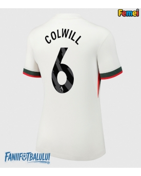 Chelsea Levi Colwill #6 Tricou Fotbal Replică 2025-26 Femei Deplasare
